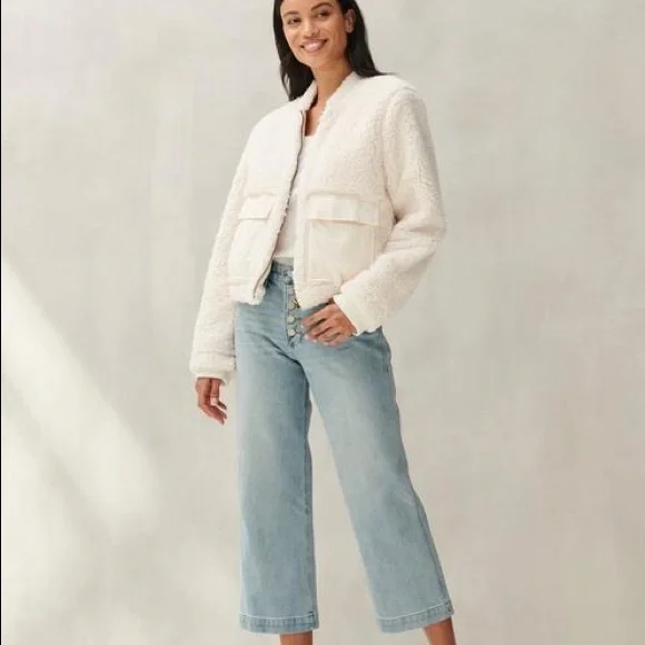 Lucky Brand Utility Teddy Coat - Picture 3 of 12